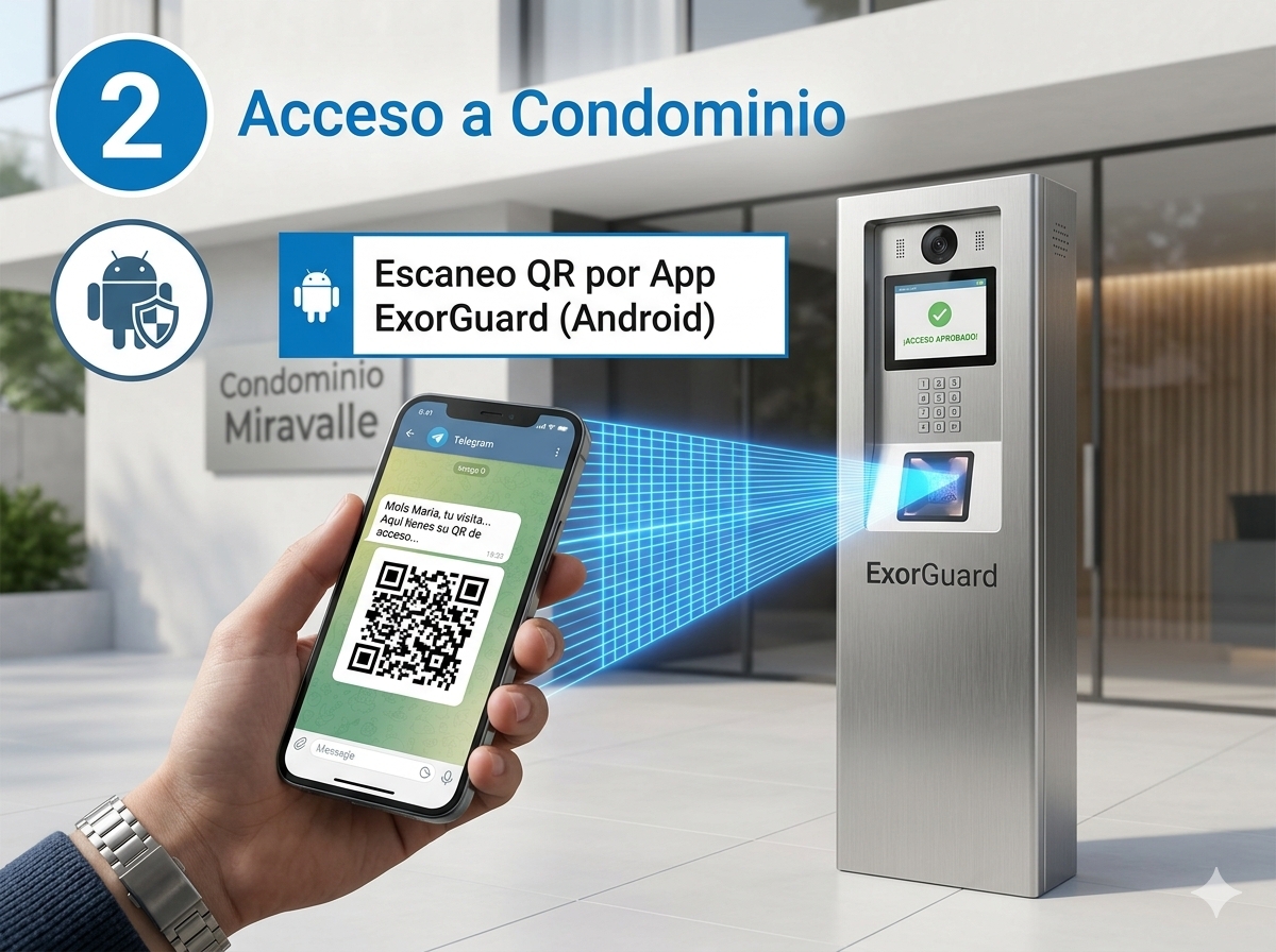 Paso 2: Escaneo QR por App Android